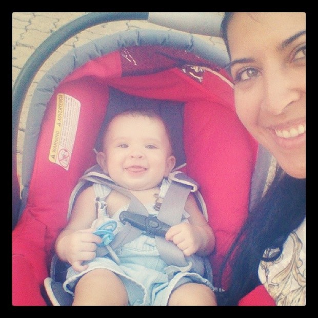 Priscila Pires posa com o filho (Foto: Instagram / Reprodução) Priscila Pires posa com o filho (Foto: Instagram / Reprodução)