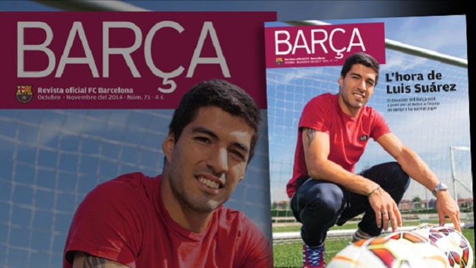 Perto De Estreia Su Rez Estrela Revista Do Barcelona E Elogia La Masia