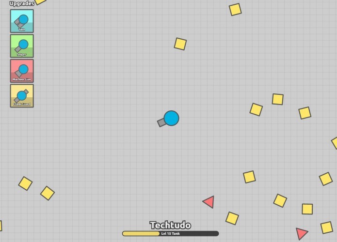 Diep.io: escolha uma classe de acordo com seu objetivo estratégico (Foto: Reprodução/Paulo Vasconcellos)