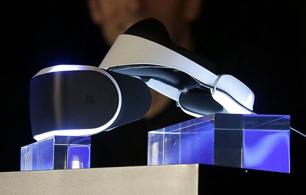 Project Morpheus é projeto de óculos de realidade virtual da Sony (Foto: Jeff Chiu/AFP)