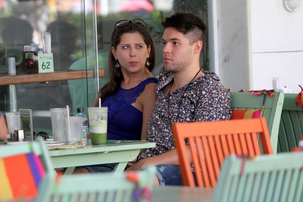 Andressa e Nascer  (Foto: Marcos Ferreira / photo rio news)