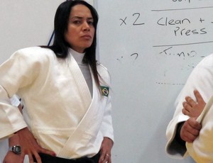 Judô técnica Rosicléia Campos em Sheffield (Foto: Gabriele Lomba / Globoesporte.com) Judô técnica Rosicléia Campos em Sheffield (Foto: Gabriele Lomba / Globoesporte.com)