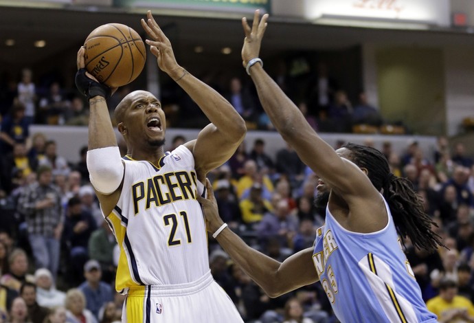 Indiana Pacers Denver Nuggets NBA (Foto: Agência AP)