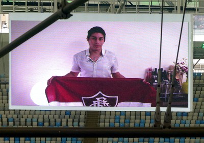 conca fluminense placar eletrônico maracanã (Foto: Globoesporte.com)