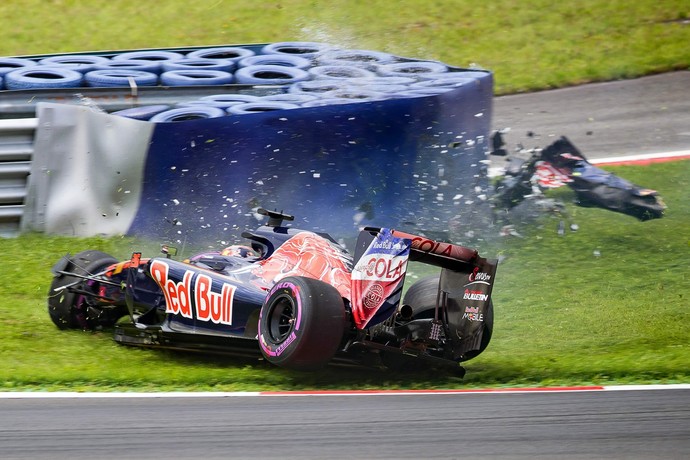 Daniil Kvyat bateu forte no treino classifcatório para o GP da Áustria (Foto: EFE)