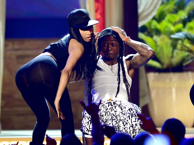 Nicki Minaj e Lil Wayne no Billboard Music Awards (Foto: Ethan Miller/ Getty Images)