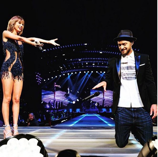 Taylor Swift e Justin Timberlake (Foto: Instagram)
