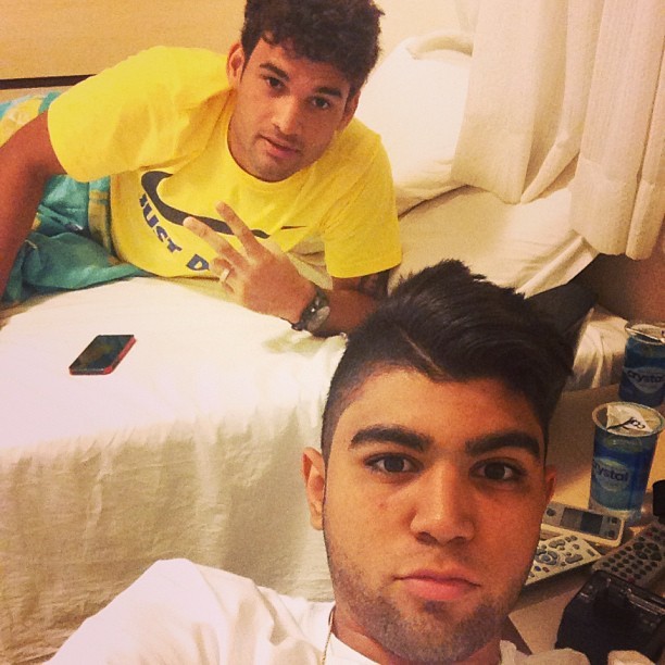 Willian José e Gabriel, atacantes do Santos (Foto: Reprodução / Instagram)