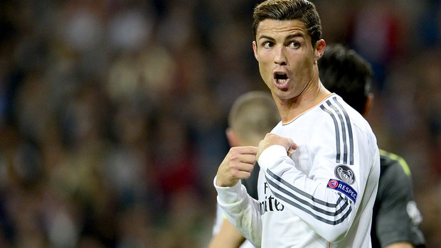 Cristiano Ronaldo comemoração jogo Real Madrid e Juventus Liga dos Campões (Foto: AFP)