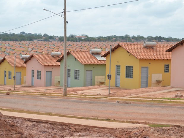 Residencial Salvação do Minha Casa Minha Vida em Santarém, PA (Foto: Adonias Silva/G1)