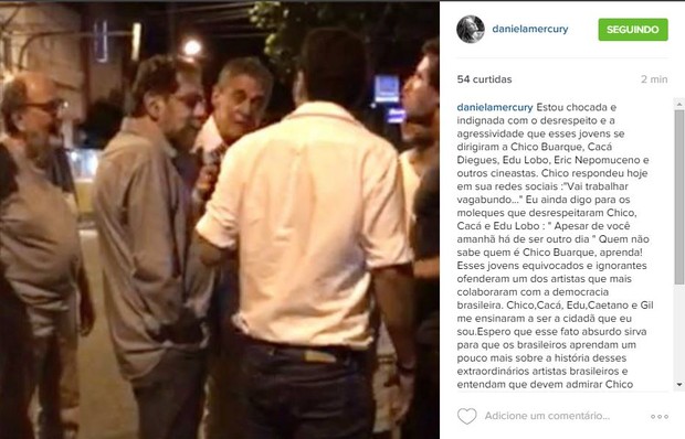 Daniela Mercury desabafa sobre vídeo com Chico Buarque (Foto: Reprodução/Instagram)