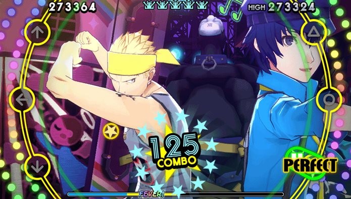 Bagunça visual de P4D é proposital (Foto: Divulgação / Atlus)