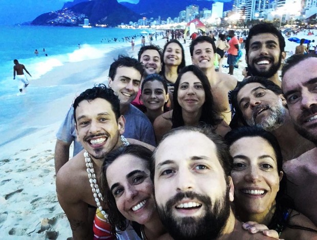 Gregório Duvivier, João Vicente de Castro e Marcelo Freixo (Foto: Reprodução/Instagram)