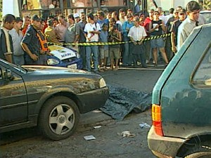 Célio e Julio foram condenados pela morte do empresário Rivelino Brunini e o amigo dele, Fauze Rachid, 2002. [2] (Foto: Reprodução/TVCA)