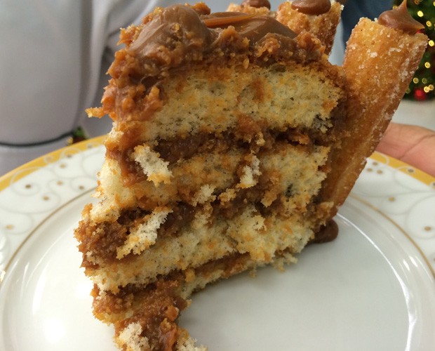 O Bolo de Churros é dar água na boca! (Foto: TV Globo)