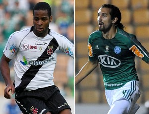 Dedé e Barcos Vasco e palmeiras (Foto: Montagem sobre foto da Agência Estado)