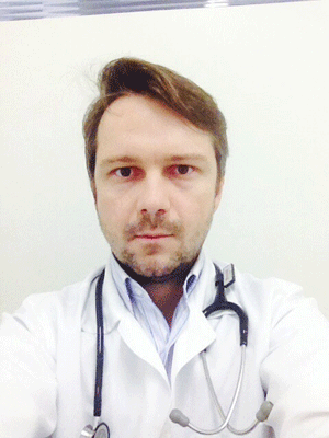 O pneumologista Osvaldo Saraiva descobriu que Vitória tinha a doença (Foto: Arquivo Pessoal/Cedida)