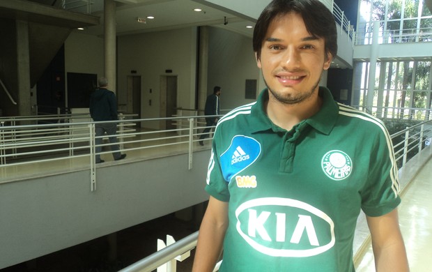 Tiago Real, meia do Palmeiras (Foto: Thiago Braga/Sportv.com)