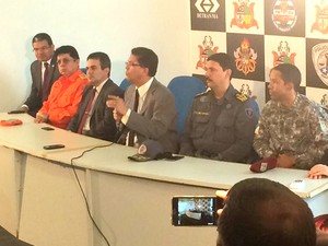 Esquema foi apresentado pela SSP-MA em entrevista coletiva (Foto: Regina Souza/TV Mirante)