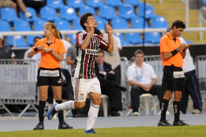 Rafael Sobis Fluminense (Foto: Dhavid Normando / Photocamera)