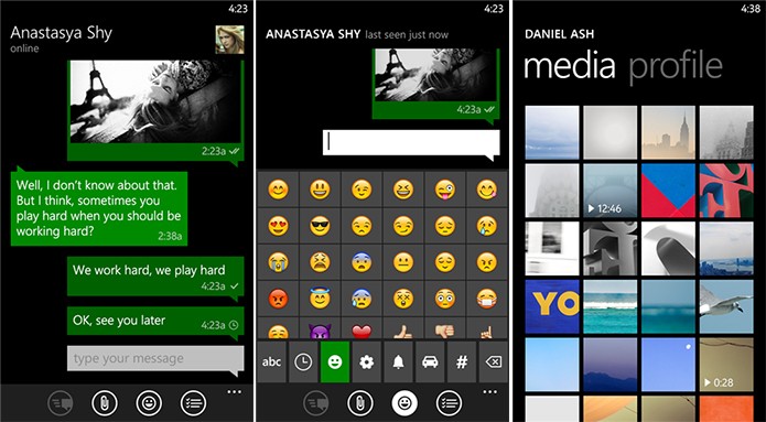 Migram é um cliente gratuito do mensageiro Telegram, alternativa completa ao WhatsApp (Foto: Divulgação/Windows Phone Store)