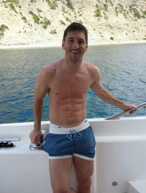 Messi curte férias em Ibiza (Foto: Reprodução / Internet)