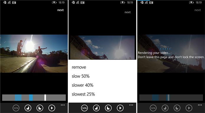 Slowly é um editor vídeo para Windows Phone capaz de deixar as gravações em câmera lenta (Foto: Divulgação/Windows Phone Store)