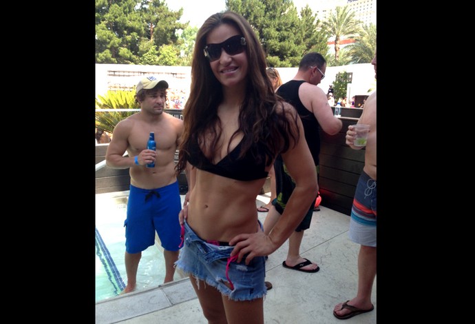Miesha Tate UFC 162 Pool Party (Foto: Evelyn Rodrigues)