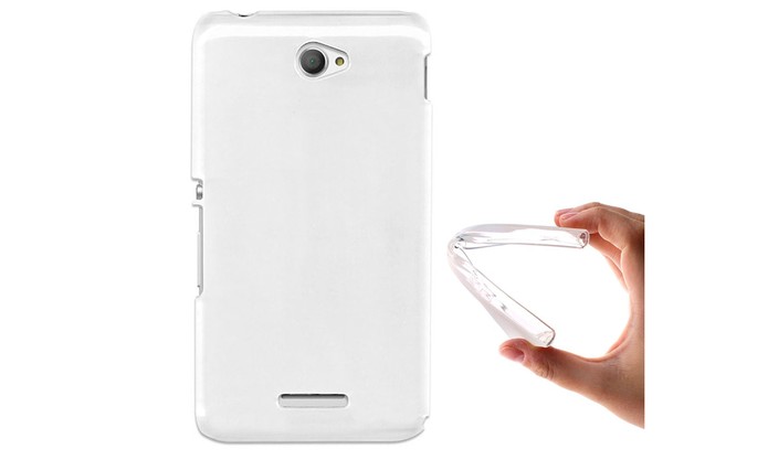 Capa transparente e flexível é uma opção discreta para proteger o Xperia E4 (Foto: Divulgação/BeGel)