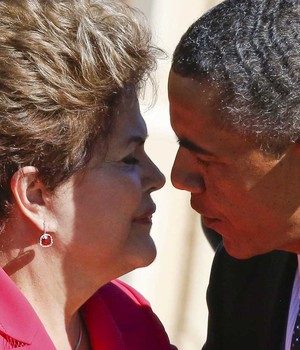 Dilma e Obama se cumprimentam antes de foto oficial do G20 (Grigory Dukor/Reuters)