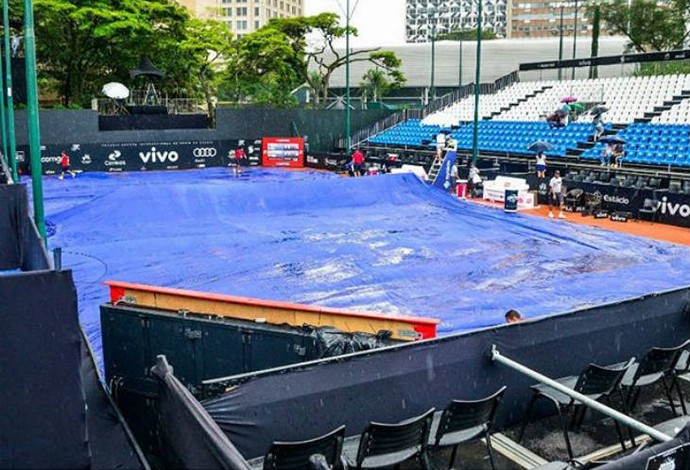 Aberto do Brasil tem rodada cancelada devido à chuva (Foto: Divulgação / Brasil Open)