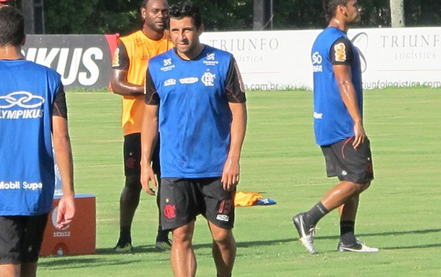 Maldonado, Treino do Flamengo (Foto: Richard Souza / Globoesporte.com)