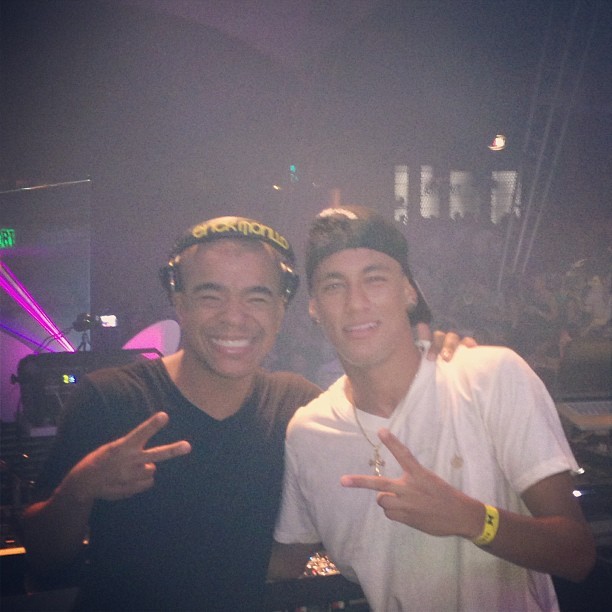 Neymar e Erick Morillo (Foto: Reprodução / Instagram)
