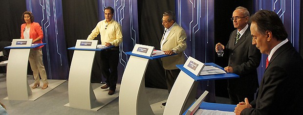 Candidatos à Prefeitura de João Pessoa (Foto: Maurício Melo/G1)