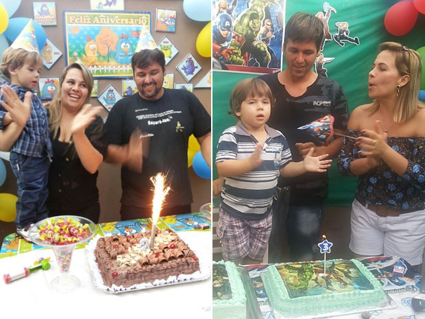 Família Bissoli emagreceu mais de 60 kg ao se unir no projeto de reeducação alimentar (Foto: Arquivo pessoal/Josilene Franco Bissoli)