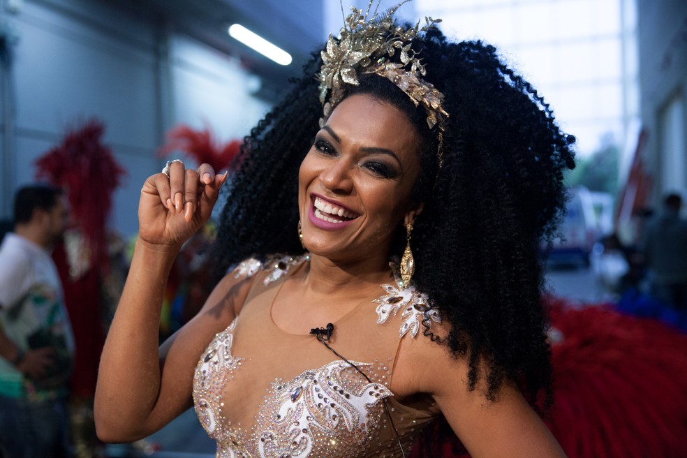 Simone Sampaio, da Dragões da Real, disse que a Paulista é um lugar especial e reúne gente do mundo todo (Foto: Marcelo Brandt/G1)