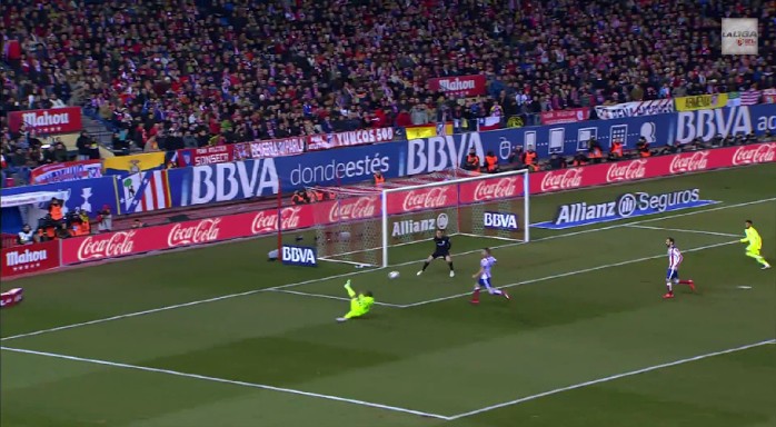 Jordi Alba corrida terceiro gol Barcelona