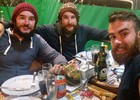 Andarilhos ingleses estão chateados (Flávia Mantovani/G1)