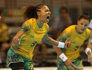 Alexandra Nascimento handebol Brasil Uruguai Pan Toronto (Foto: Divulgação/CBHb)