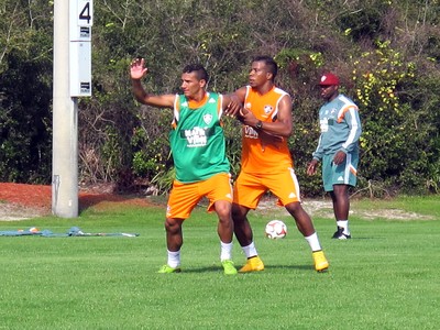 Lucas Gomes e Guilherme Santos Fluminense (Foto: Richard Souza)