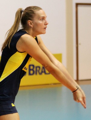 Mari é um dos destaques da seleção brasileira feminina de vôlei  (Foto: Divulgação / CBV)