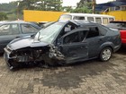 Carro na contramão provoca batida na Via Dutra, em Resende, RJ