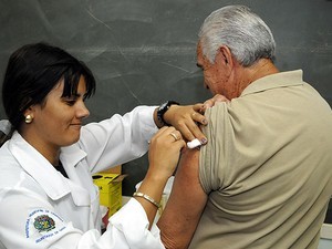 Vacinação contra a gripe, em Campinas (Foto: Prefeitura de Campinas)