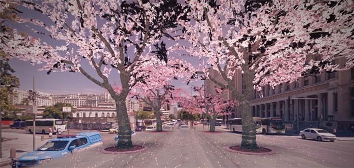 Google Maps primavera (Foto: Reprodução/Sakura Dream)