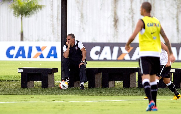 Tite no treino do Corinthians (Foto: Daniel Augusto Jr. / Ag. Corinthians)