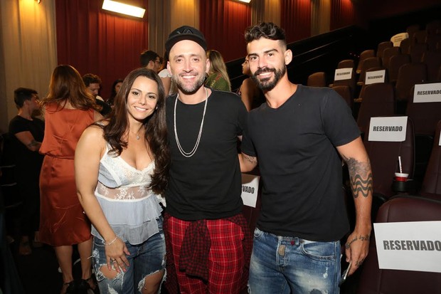 Viviane Araújo, Paulo Gustavo e Radamés (Foto: Reginaldo Teixeira / Cs Eventos)