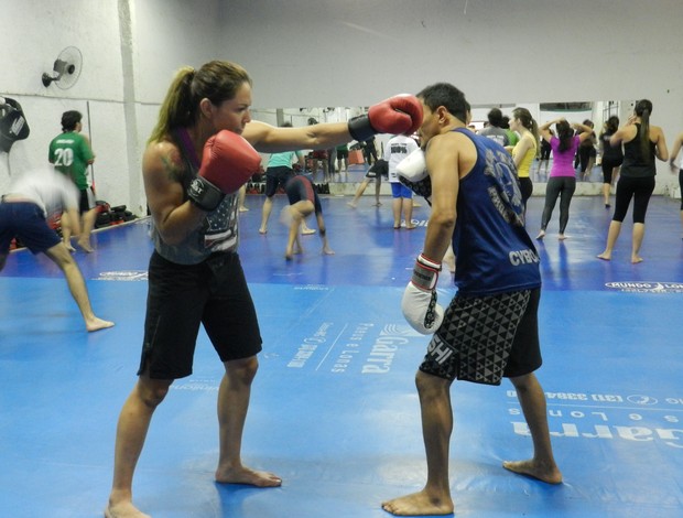 Cris Cyborg MMA Uberlândia (Foto: Felipe Santos/GLOBOESPORTE.COM) Cris Cyborg MMA Uberlândia (Foto: Felipe Santos/GLOBOESPORTE.COM)