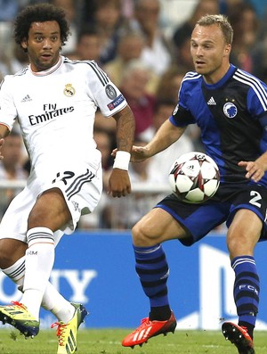 Marcelo jogo Real Madrid contra Copenhague (Foto: EFE)