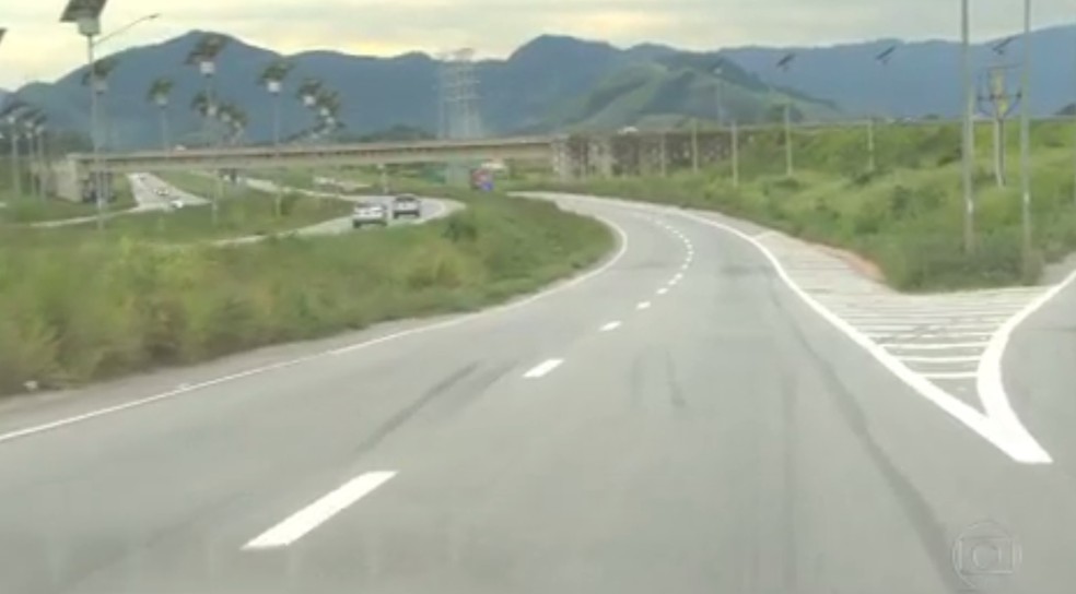 Arco Metropolitano do RJ (Foto: Reprodução/ TV Globo)