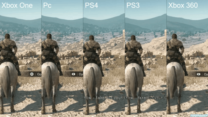 Vídeo compara todas as versões de The Phantom Pain em movimento (Foto: Reprodução/YouTube)